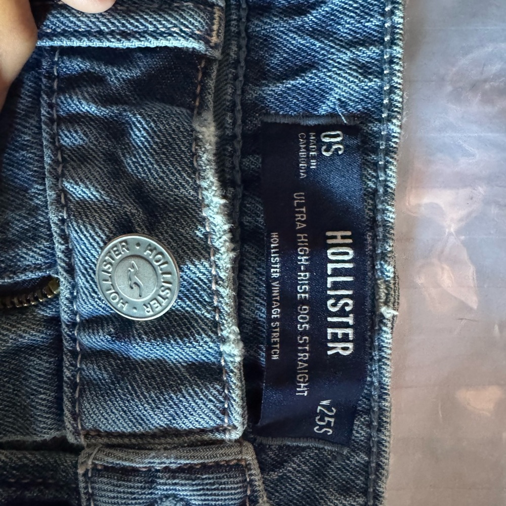 Hollister Blue Straight Jeans Classic Denim